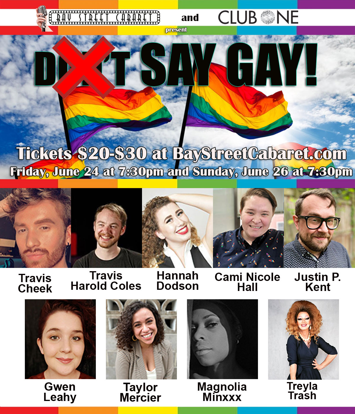 Say Gay Cast Page | Savannah Cabaret